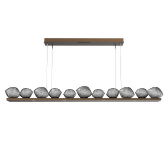 Mesa LED Linear Pendant in Flat Bronze (404|PLB0089-0E-FB-S-CA1-L1)