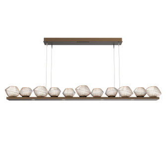 Mesa LED Linear Pendant in Flat Bronze (404|PLB0089-0E-FB-A-CA1-L3)
