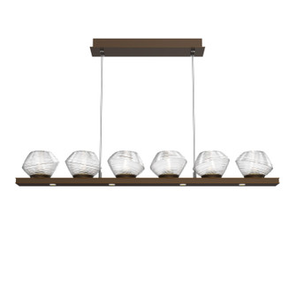 Mesa LED Linear Pendant in Flat Bronze (404|PLB0089-0B-FB-C-CA1-L1)