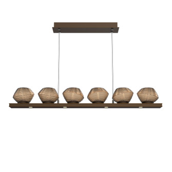 Mesa LED Linear Pendant in Flat Bronze (404|PLB0089-0B-FB-B-CA1-L3)