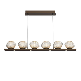 Mesa LED Linear Pendant in Flat Bronze (404|PLB0089-0B-FB-A-CA1-L1)