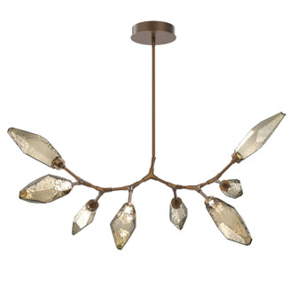 Rock Crystal LED Chandelier in Flat Bronze (404|PLB0050-BB-FB-CB-001-L3-RTS)