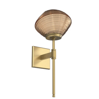 Mesa LED Wall Sconce in Gilded Brass (404|IDB0089-03-GB-B-L1)
