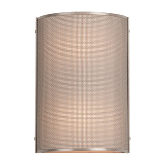 Uptown Mesh Wall Sconce in Classic Silver (404|CSB0019-11-CS-F-E1)