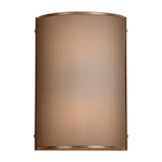 Uptown Mesh Wall Sconce in Burnished Bronze (404|CSB0019-11-BB-F-E1)