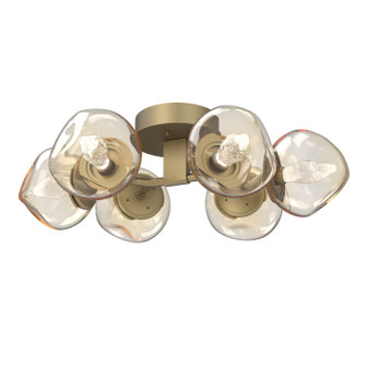 Luna LED Flush Mount in Gilded Brass (404|CLB0095-01-GB-GA-L3)