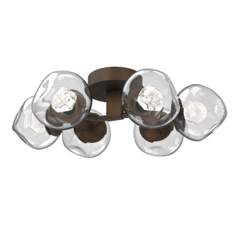 Luna LED Flush Mount in Flat Bronze (404|CLB0095-01-FB-ZC-L3)