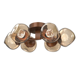Luna LED Flush Mount in Burnished Bronze (404|CLB0095-01-BB-FB-L1)