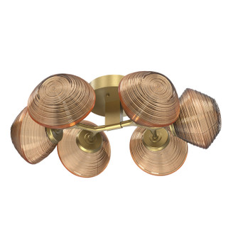 Mesa LED Flush Mount in Gilded Brass (404|CLB0089-01-GB-B-L1)