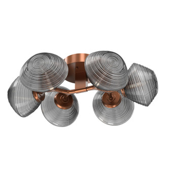 Mesa LED Flush Mount in Burnished Bronze (404|CLB0089-01-BB-S-L3)