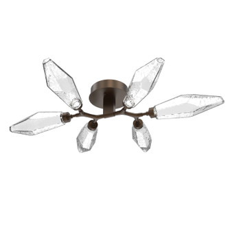 Rock Crystal LED Flush Mount in Flat Bronze (404|CLB0050-01-FB-CC-L3-RTS)