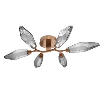 Rock Crystal LED Flush Mount in Flat Bronze (404|CLB0050-01-FB-CB-L3-RTS)