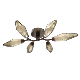 Rock Crystal LED Flush Mount in Flat Bronze (404|CLB0050-01-FB-CB-L3-RTS)