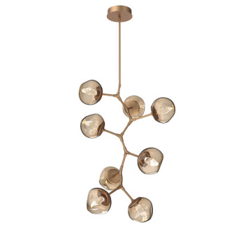 Luna LED Chandelier in Novel Brass (404|CHB0095-VB-NB-GB-001-L1)