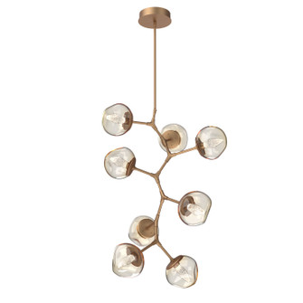 Luna LED Chandelier in Novel Brass (404|CHB0095-VB-NB-GA-001-L1)