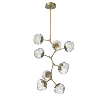 Luna LED Chandelier in Gilded Brass (404|CHB0095-VB-GB-ZC-001-L3)