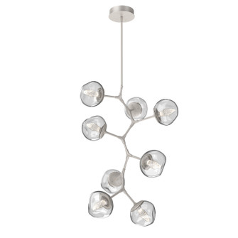 Luna LED Chandelier in Beige Silver (404|CHB0095-VB-BS-GC-001-L3)