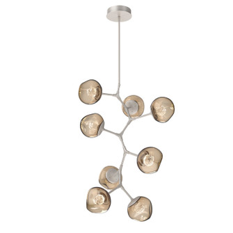 Luna LED Chandelier in Beige Silver (404|CHB0095-VB-BS-FB-001-L3)