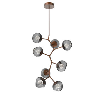 Luna LED Chandelier in Burnished Bronze (404|CHB0095-VB-BB-ZS-001-L3)