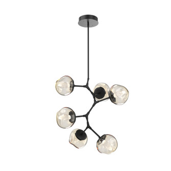 Luna LED Chandelier in Matte Black (404|CHB0095-VA-MB-GA-001-L3)