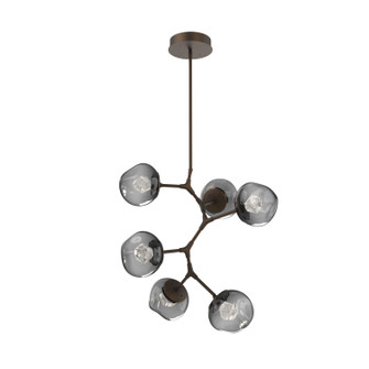 Luna LED Chandelier in Flat Bronze (404|CHB0095-VA-FB-ZS-001-L1)