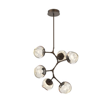 Luna LED Chandelier in Flat Bronze (404|CHB0095-VA-FB-ZA-001-L3)