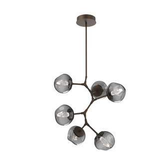 Luna LED Chandelier in Flat Bronze (404|CHB0095-VA-FB-GS-001-L3)