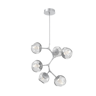 Luna LED Chandelier in Classic Silver (404|CHB0095-VA-CS-GC-001-L3)