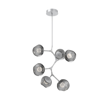 Luna LED Chandelier in Classic Silver (404|CHB0095-VA-CS-FS-001-L3)