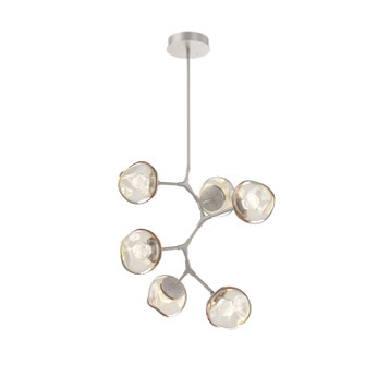 Luna LED Chandelier in Beige Silver (404|CHB0095-VA-BS-ZA-001-L1)