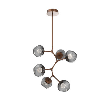 Luna LED Chandelier in Burnished Bronze (404|CHB0095-VA-BB-FS-001-L1)