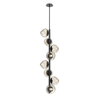 Luna LED Chandelier in Matte Black (404|CHB0095-T8-MB-GA-001-L3)