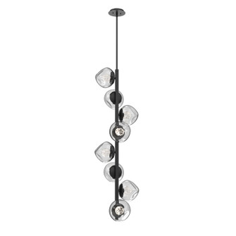 Luna LED Chandelier in Matte Black (404|CHB0095-T8-MB-FC-001-L3)