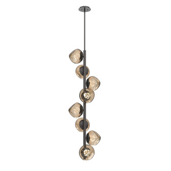 Luna LED Chandelier in Graphite (404|CHB0095-T8-GP-ZB-001-L1)