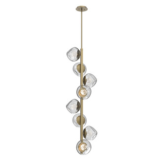 Luna LED Chandelier in Gilded Brass (404|CHB0095-T8-GB-FC-001-L1)