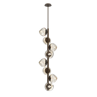 Luna LED Chandelier in Flat Bronze (404|CHB0095-T8-FB-GA-001-L1)