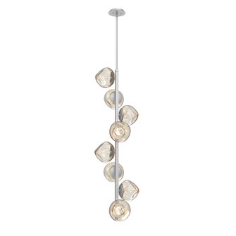 Luna LED Chandelier in Classic Silver (404|CHB0095-T8-CS-FA-001-L1)