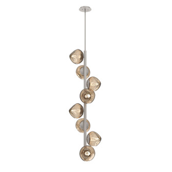 Luna LED Chandelier in Beige Silver (404|CHB0095-T8-BS-GB-001-L3)