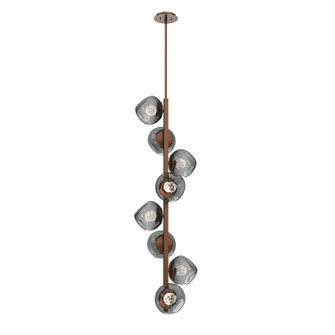 Luna LED Chandelier in Burnished Bronze (404|CHB0095-T8-BB-FS-001-L3)