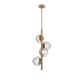 Luna LED Chandelier in Novel Brass (404|CHB0095-T4-NB-ZC-001-L1)