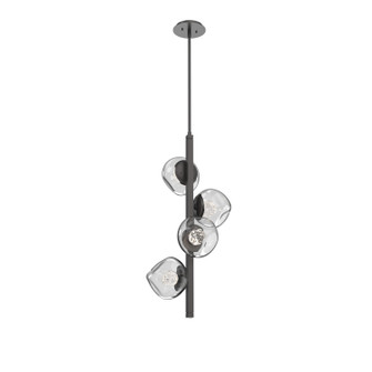 Luna LED Chandelier in Graphite (404|CHB0095-T4-GP-FC-001-L1)