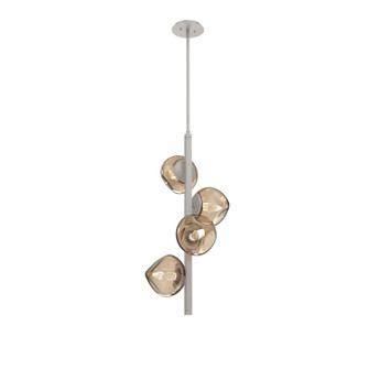 Luna LED Chandelier in Beige Silver (404|CHB0095-T4-BS-GB-001-L1)
