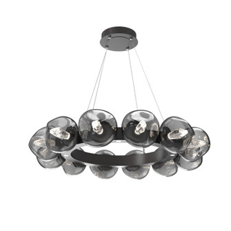 Luna LED Chandelier in Graphite (404|CHB0095-36-GP-GS-CA1-L3)