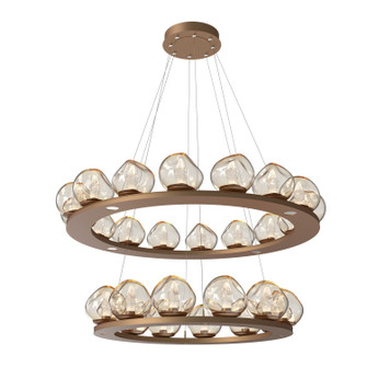 Luna LED Chandelier in Novel Brass (404|CHB0095-2B-NB-GA-CA1-L3)