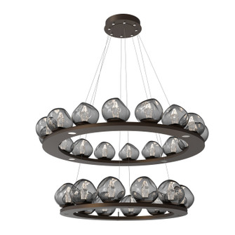 Luna LED Chandelier in Flat Bronze (404|CHB0095-2B-FB-GS-CA1-L3)