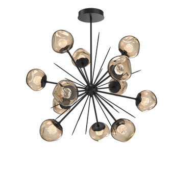 Luna LED Chandelier in Matte Black (404|CHB0095-0H-MB-FB-001-L3)