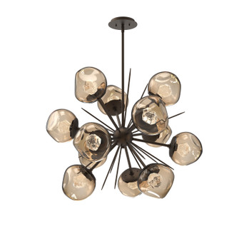 Luna LED Chandelier in Flat Bronze (404|CHB0095-0G-FB-ZB-001-L3)