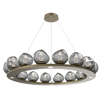 Luna LED Chandelier in Gilded Brass (404|CHB0095-0D-GB-GS-CA1-L3)