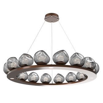 Luna LED Chandelier in Burnished Bronze (404|CHB0095-0D-BB-FS-CA1-L3)