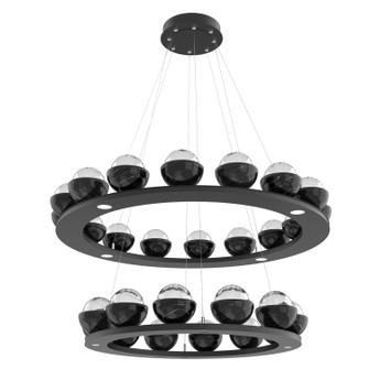 Cabochon LED Chandelier in Matte Black (404|CHB0093-2B-MB-BC-CA1-L3)